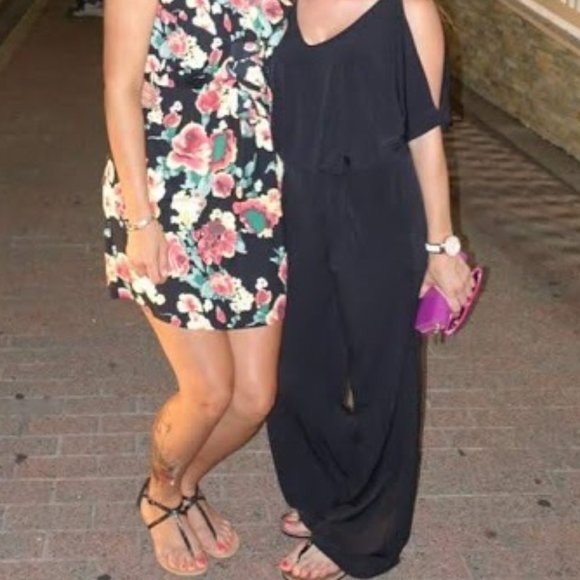 BCX Black Open Back Jumpsuit - Picture 6 of 6